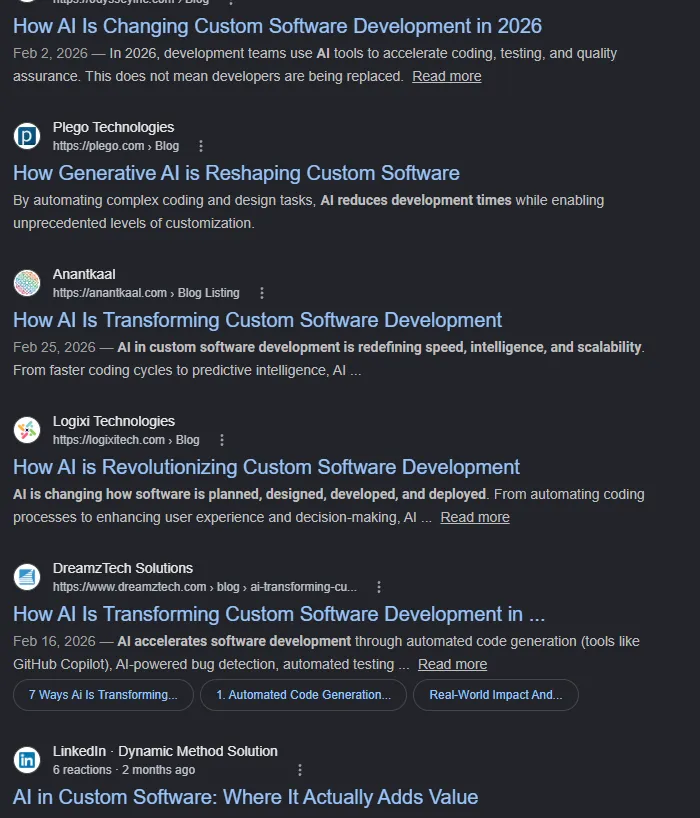 Gen AI is transforming custom software development